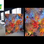 Maple art glass divider viewcol
