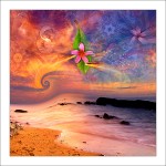 fp55. Morning Wave Fabric Patch