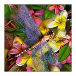 fp42. Dragonfly Fabric Patch