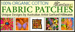 Organic Cotton Fabric Patches by Gerhard Hillmann